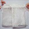 50 4x6 Red Organza Wedding Christmas Gift Bag Pouch  