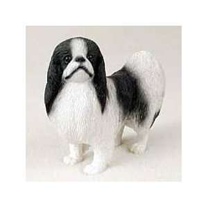  Handpainted Japanese Chin Figure Blk  Wht Toys & Games