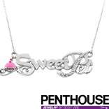Penthouse Sweet Pet Pink Cupcake Necklace 16 Chain  