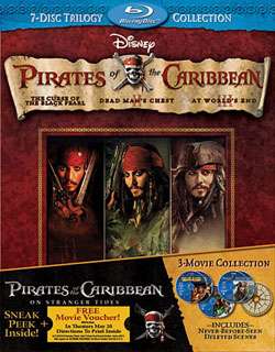   of the Caribbean Trilogy 7 Disc Box Set (Blu ray Disc)  
