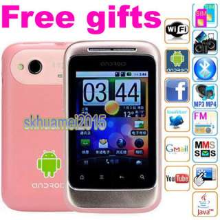   Sim WIFI Android 2.2 AT&T Cute free gifts smart cell Phone G13  