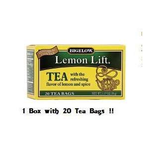 Bigelow Lemon Lift Tea ( 1 Box with 20 Grocery & Gourmet Food