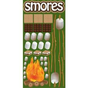  Reminisce The Great Outdoors Smore Sticker Arts, Crafts 