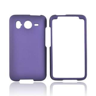 For HTC Inspire 4G Purple Rubberized Protective Hard Shell Case Cover 