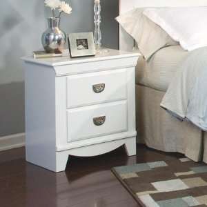   Standard Furniture Aspen 39 Inch Nightstand in White