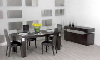 Modern contemporary 616 Wenge Dining Table   Escape  