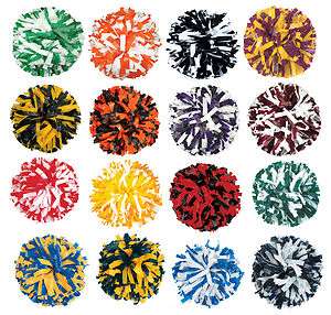 Poms IN Stock 6 CheerLeader TWO Color Mix / FREE SHIP  
