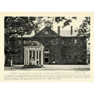  1926 Print University North Carolina Chapel Hill Old South 