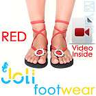 joli footwear size 7 8 red women s sandals flip