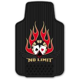  No Limit Poker Style Universal Fit Molded Front Floor Mat 