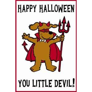   Edible Halloween Crunch Card   You Little Devil