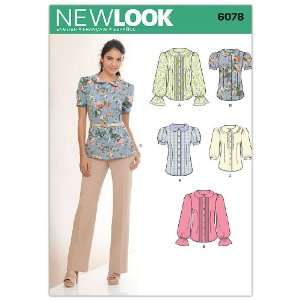   Look Sewing Pattern 6078 Misses Tops, Size A Arts, Crafts & Sewing