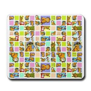  Classic Garfield Squares Humor Mousepad by  