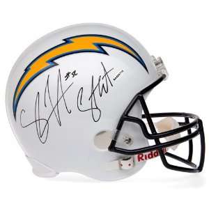 Shawne Merriman San Diego Chargers Autographed Replica Helmet with 