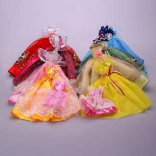  30 items 15 barbie Dress Clothes Gown & shoes for 