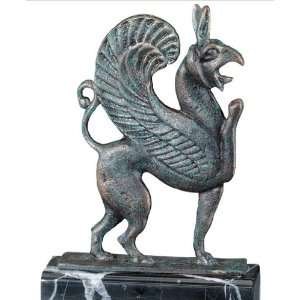 Griffin Greek Iron Sculpture 