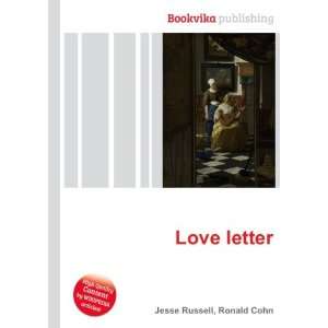  Love letter Ronald Cohn Jesse Russell Books