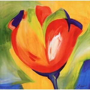  Riotous Tulips IV by Alfred Gockel 28x28