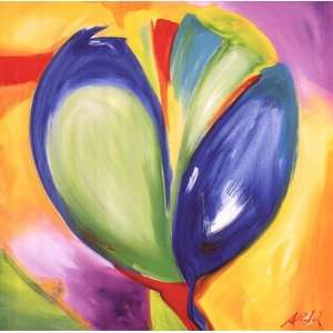  Riotous Tulips I by Alfred Gockel 28x28