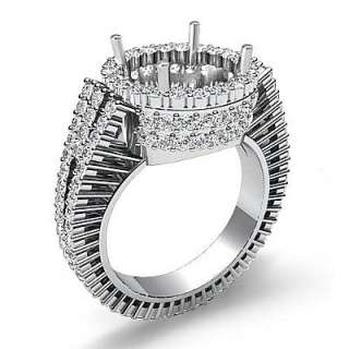 5ct Diamond Wedding Ring Round Setting Platinum s5.5 Engagement 