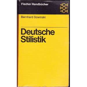   Handbucher) (German Edition) (9783436014971) Bernhard Sowinski Books