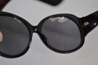 GUCCI Black Large Round Frame Chain Print Sunglasses GG 2952/S  