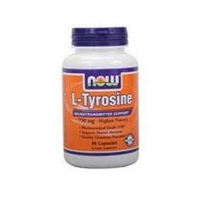  L Tyrosine 750mg 90 Capsules