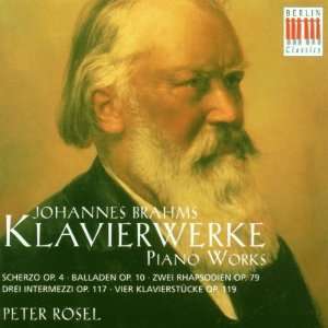  Brahms Piano Works Johannes Brahms, Peter Rösel Music