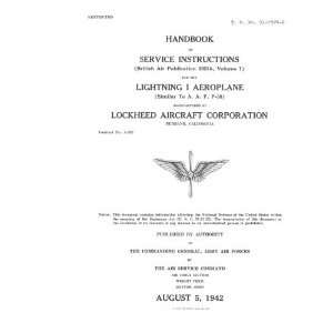  Lockheed P 38 Aircraft Service Manual Lockheed Books