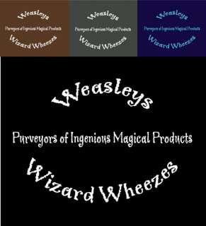Weasleys Wizard Wheezes T Shirt Harry Potter ALL SIZES  
