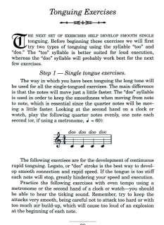 FUN WITH THE BUGLE instruction technique exercises BOOK  