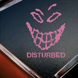  Disturbed Pink Decal Metal Rock Band Truck Window Pink 
