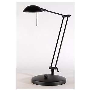  Lite Master Black Halogen Adjustable Desk/Task Lamp