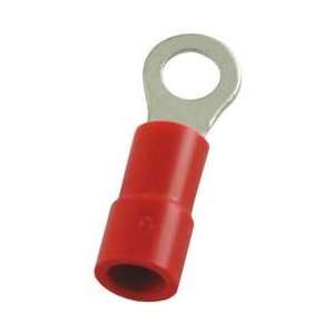 Ring Terminal,red,butted,22 To 16,pk100   POWER FIRST 