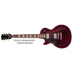 com Gibson 2012 Les Paul Studio Left Handed with Case (Wine Red, Gold 