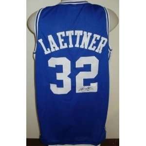 Christian Laettner Signed Uniform   Duke JSA W165621   Autographed NBA 