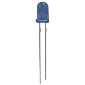 12v Blue Diffused LED, 5MM (T1 3/4)  Industrial 