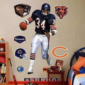 Fathead Chicago Bears Walter Payton Player Wall Graphic 