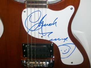 CHUCK BERRY Signed Autograph Guitar Laser Engraved One of a Kind COA 
