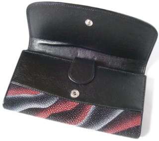   Genuine STINGRAY Rustic Tri Fold Brand New Leather Clutch Wallet