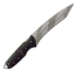   Handle Full Tang Fixed Blade Tanto Knife w/ Sheath
