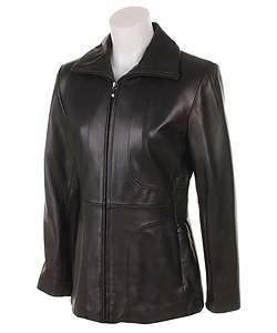 Nine West Black Leather Jacket  