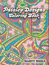 Paisley Designs Coloring Book  