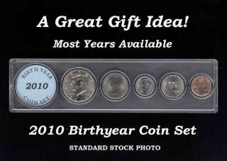2010 UNCIRCULATED BIRTH YEAR COIN SET   MAKES A GREAT GIFT ITEM  