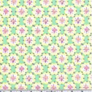 45 Wide Sun Drop Blossoms Mint Fabric By The Yard Arts 