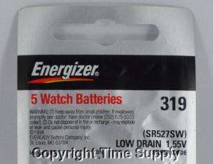 pcs 319 Energizer Watch Batteries SR527SW SR527  