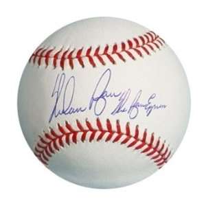 Nolan Ryan Autographed/Hand Signed MLB Baseball with the Ryan Express 