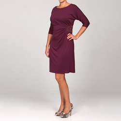   Martin Womens Plus Size Studded Rayon Jersey Dress  