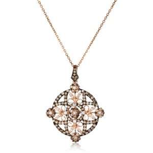  KC Designs Tres Chic 14k Rose Gold, White and Champagne 