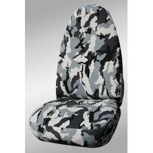   Seat Covers   2 Front Universal Buckets   Camo Gray   Made In The USA